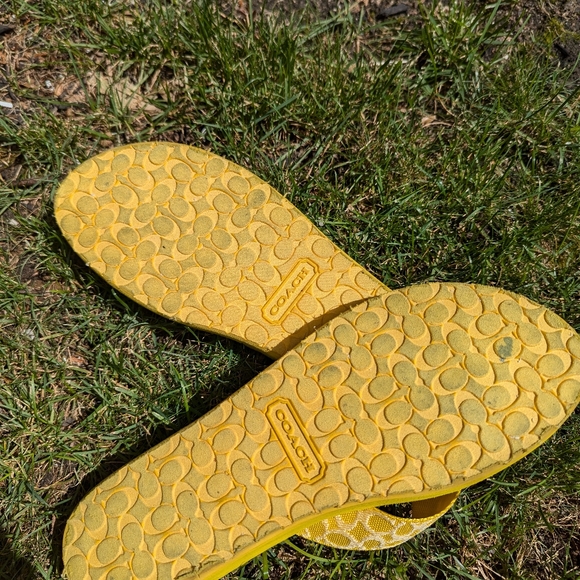 Authentic COACH Flip Flop Sandle 8 1/2 - Picture 5 of 6
